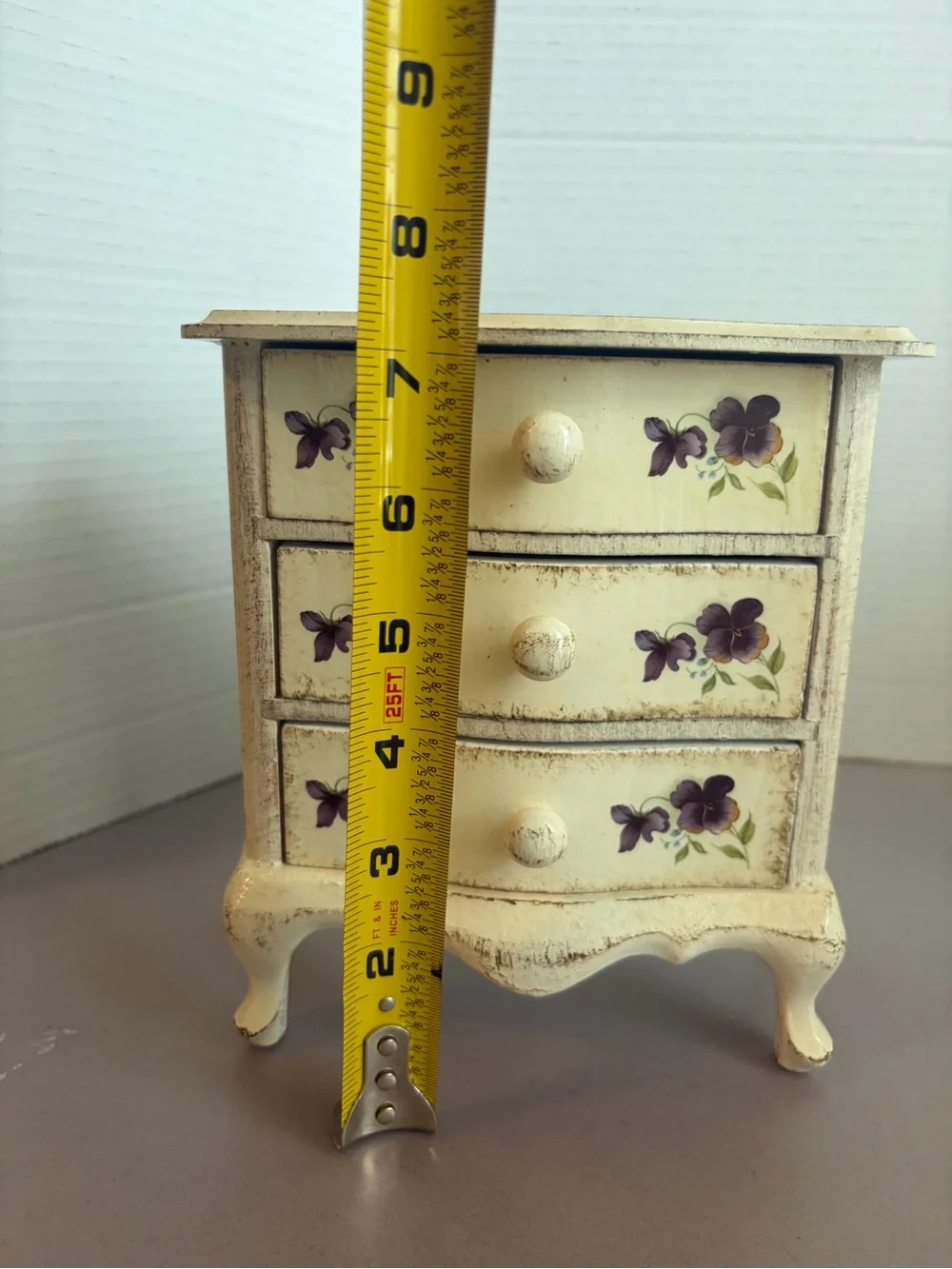 Italian Florentine Chest of Drawers - Dresser Jewelry Box